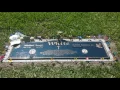Mikey s Graveside Marker being Placed Sylvan Abbey Memorial Park Clearwater Florida