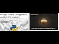 Pdf Encryption using python and custom password PyPDF2 Module Expalin