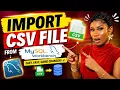 HOW TO IMPORT CSV FILE FROM MYSQL WORKBENCH