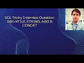 SQL Tricky Interview Question Using NTILE STRING - AGG CONCAT
