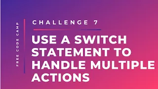 Free Code Camp - Use A Switch Statement To Handle Multiple Actions