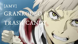 YouTube影片, 內容是文豪Stray Dogs 的 片頭曲「TRASH CANDY」GRANRODEO（Anime MV）