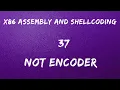 x86 Assembly and Shellcoding - 37 NOT Encoder