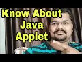 Java Applet Tutorial Java Applet Life Cycle Hello World Applet Program in Java