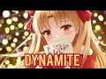 Download Lagu [Nightcore] BTS - Dynamite Holiday Remix (Lyrics)