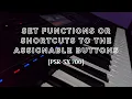 Set Functions or Shortcuts to the Assignable Buttons Toggle Touch Yamaha PSR - SX 700