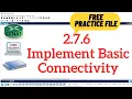 2 7 6 Packet Tracer - Implement Basic Connectivity Cisco Network Academy DCN LAB Manual