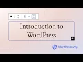Introduction to WordPress
