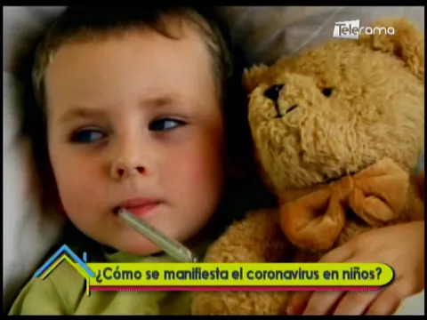 ¿Cómo se manifiesta el coronavirus en niños?