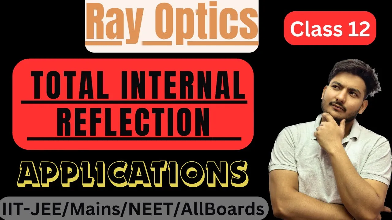 Ray Optics | Application Of Total Internal Reflection and Important Numericals