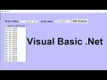 How to Fill Listbox by days between two dates in VB net