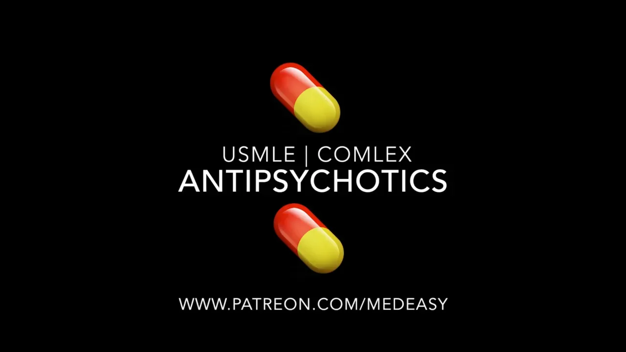 Antipsychotic Drugs & Pharmacology: Typical (1st Gen), Atypical (2nd Gen), NMS/EPS | USMLE | COMLEX