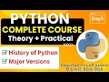 History of Python Major Versions Python Complete Course for Beginners - Day3