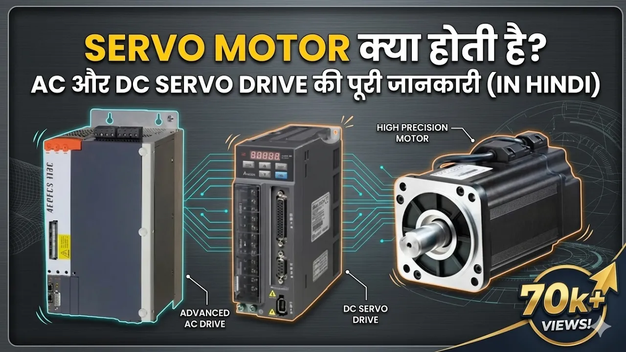 what is servo motor,how it is work ?(in hindi) #B&RSERVODRIVE
