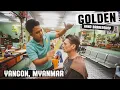 Download Lagu 💈 Lying Down Golden Hand Burma Wet Shave \u0026 Hair Styling | Yangon Myanmar