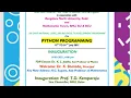 Six days Faculty development programme on PYTHON