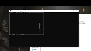 Snake game in Python with Curses