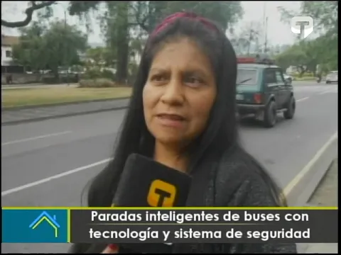 Paradas inteligentes de buses con tecnología y sistema de seguridad