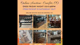 Estate Sale in Conifer - Online Auction