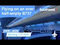 TRIP REPORT Southwest Airlines WN1883 Denver - Bozeman Boeing 737-800 N8566Z Economy