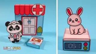 DIY Paper Panda Doctor | Fun crafts to make at home with kids