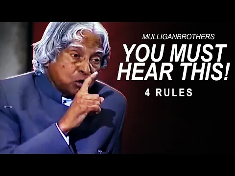 Download MP3 The Most Inspiring Speech: 4 True Rules To Success | A. P. J. Abdul Kalam