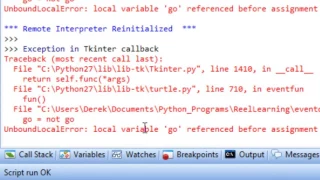 Python Programming Event Driven Programming II While Loops