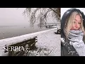 Serbia Travel Journal Snow storm girls night out Zemunski Kej long walks cozy eats