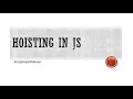 Concept That Confuses New Developers Hoisting in JavaScript Explained
