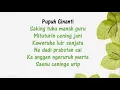 Download Lagu SEKAR ALIT : PUPUH GINANTI (SAKING TUHU MANAH GURU)