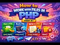 How to Work with Files in PHP - Part 1