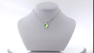 AVA Lime Gumdrop Pendant