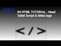 HTML TUTORIAL Taitel Script Link Meta Tags Web Development