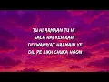 Vishal Mishra – Deewaniyat  Lyrics 🎶 |Tu hi armaan, tu hi sach hai Keh rahi deewaniyat hai  ✨🎵