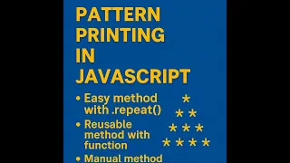 3 Smart Ways to Print a Pyramid Pattern in JavaScript Beginner to Pro