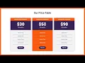 How To Create a Responsive Pricing Table using HTML CSS Bootstrap CoderRishad