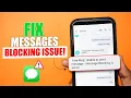 How to Fix Message Blocking Is Active on iPhone Turn Off Message Blocking on iPhone
