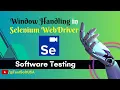 Window handling in Selenium WebDriver TestSoftUSA