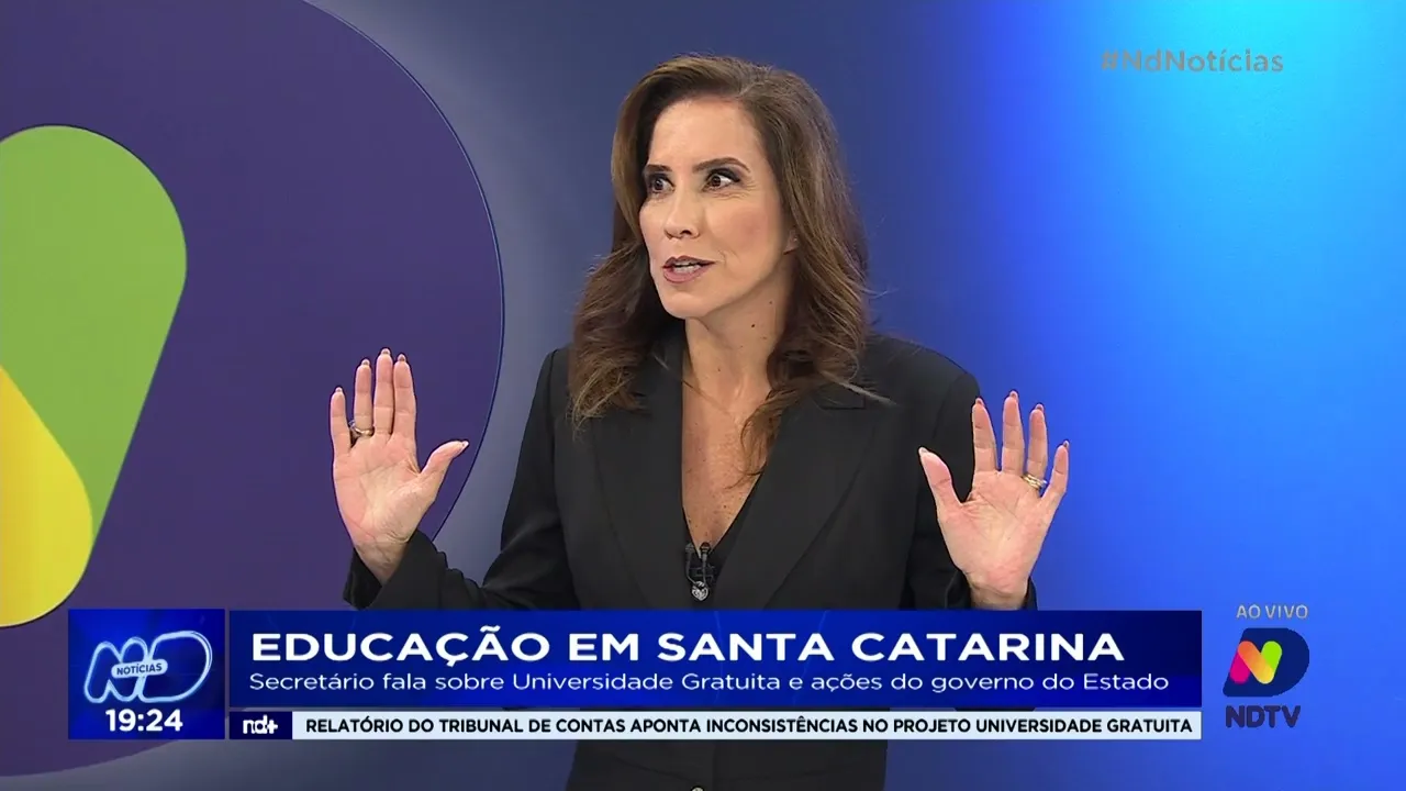 Secretário de Educação de SC fala sobre universidade gratuita e ações do governo do Estado