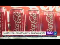 Sodas recalled due to metal contamination
