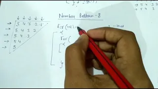8 - Number Pattern in JAVA hindi