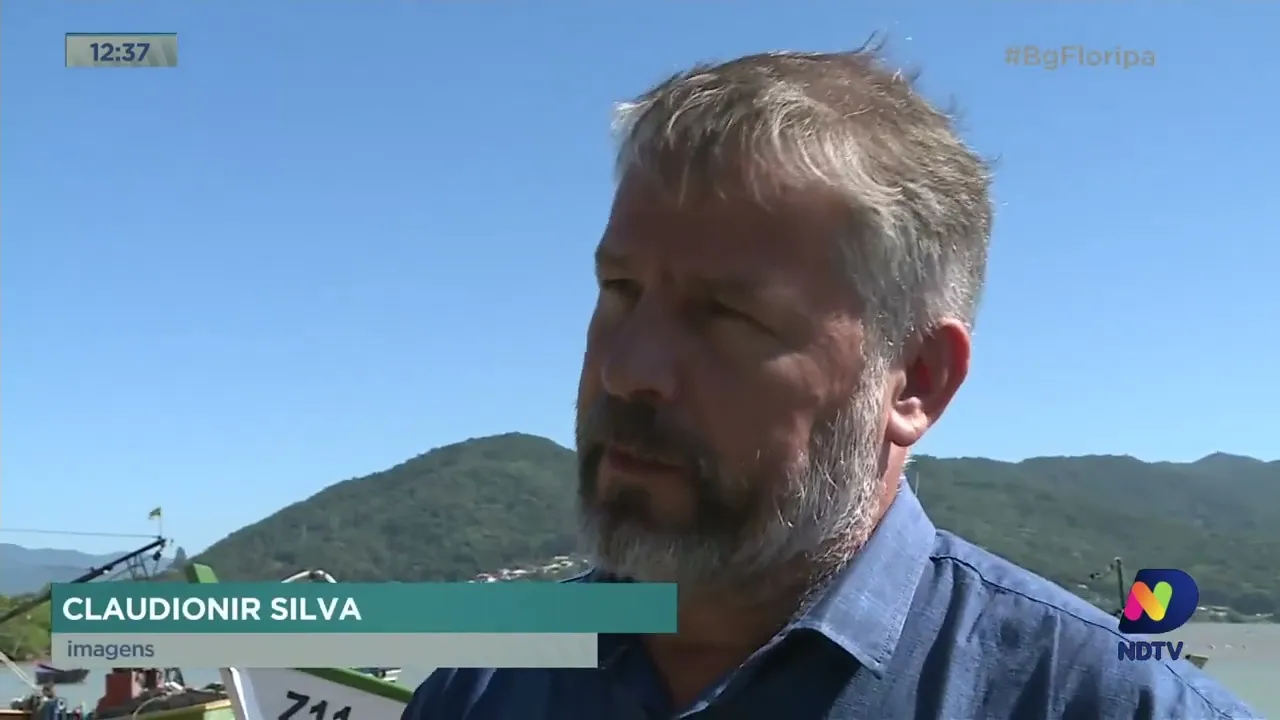 Assoreamento de rio dificulta trabalho de pescadores em Biguaçu