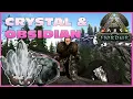 Obsidian and Crystal Spot Super Easy to Farm Ark Fjordur