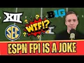 ESPN s FPI Rankings Show SEC Bias AGAIN