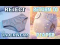 Underwear Aversion Reject Underwear Return to Diaper Looping Phrases ABDL Hypnosis