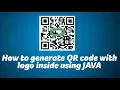 How to generate QR code with Image using JAVA