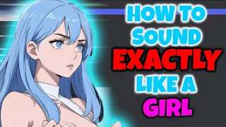 Download THE BEST How to Sound EXACTLY Like a GIRL Tutorial (Voice Changer) MP3