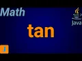 Java Math tan