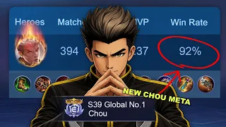 I FOUND A WAY TO WINSTREAK IN SOLO RANK USING EXP LANE CHOU!! - Mobile Legends