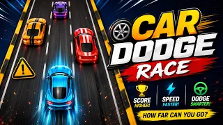Car Dodge Race Game in HTML CSS jQuery Full Tutorial Source Code